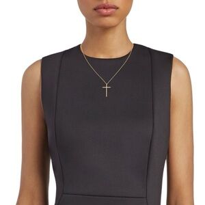 Effy 14K Diamond Gold Cross Necklace